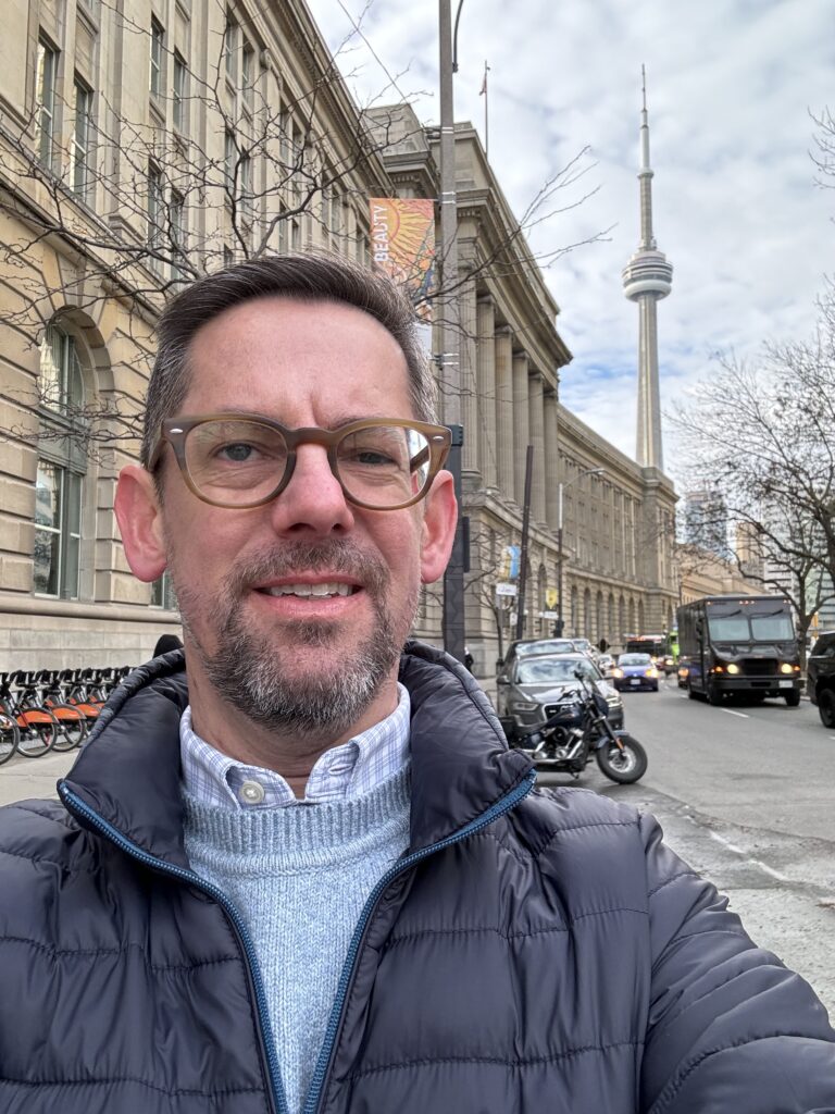 Michael Piperno on a street in Toronto